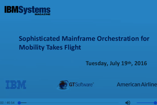 Sophisticated Mainframe Orchestration for Mobility Takes Flight